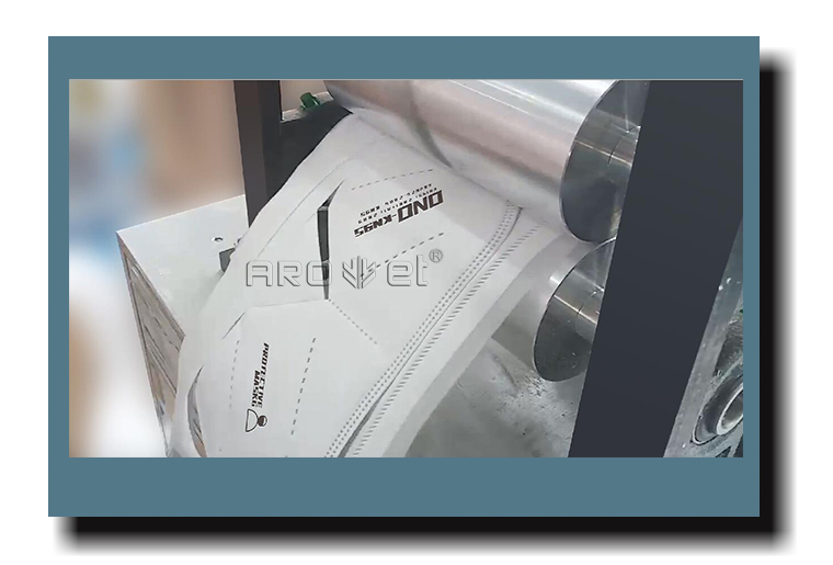 3118云顶集团KN95口罩生产线刷新计划 架装X1口罩喷码机